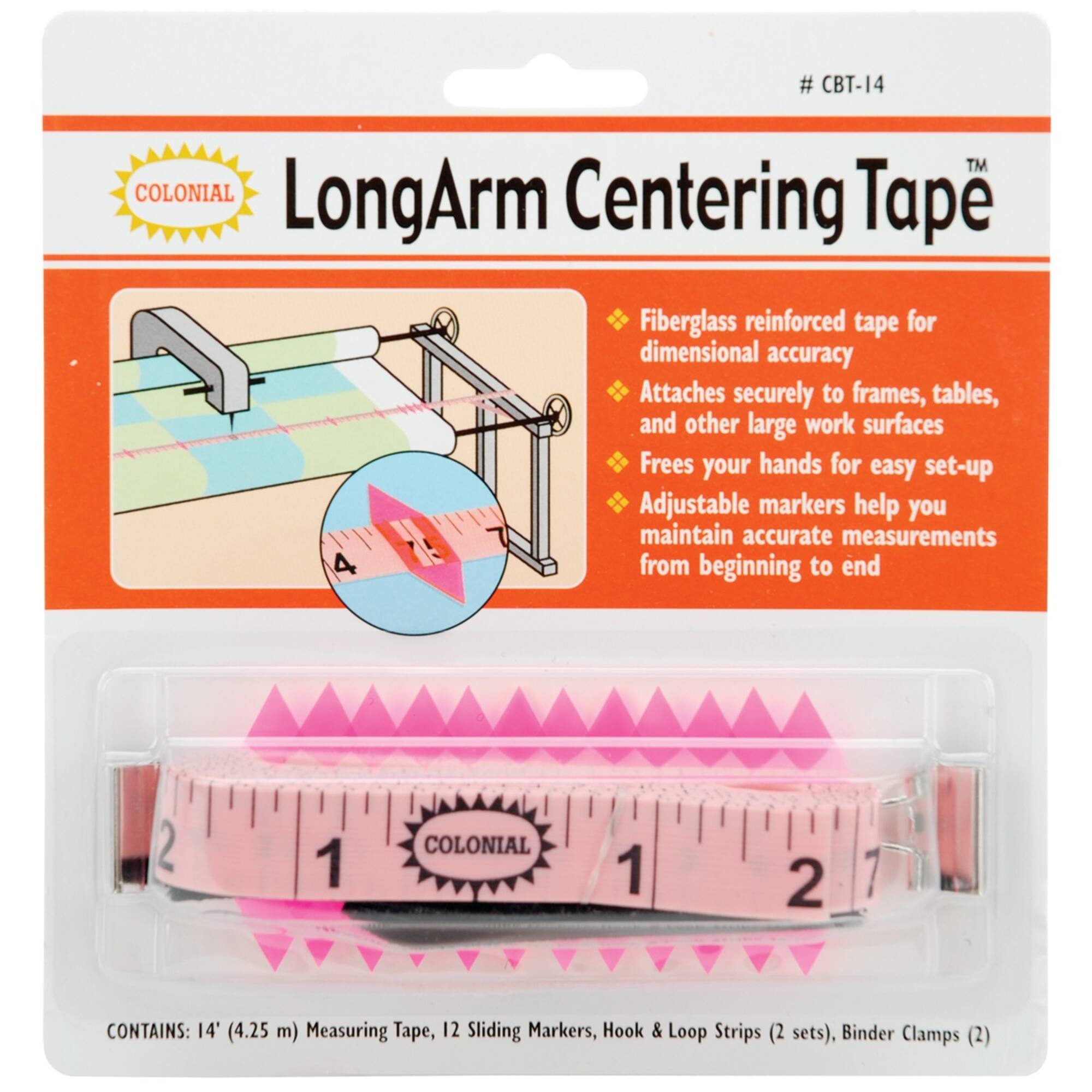 Colonial 14ft. LongArm Centering Tape